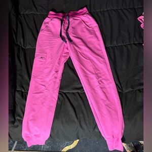 Figs Electric Orchid Zamora Jogger Scrub Bottoms